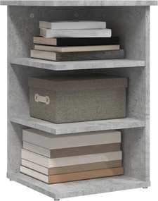 vidaXL Βοηθητικό Ντουλάπι Γκρι Σκυρ. 35 x 35 x 55 εκ. από Επεξ. Ξύλο