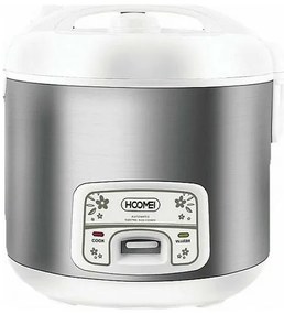 Βραστήρας Ρυζιού 1000W - Rice coocker 2.8L HOOMEI HM-5336 Λευκό/Inox