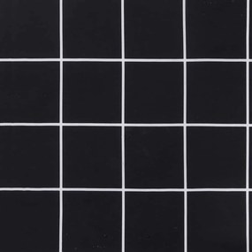 vidaXL Διασκορπισμένα Μαξιλάρια Καρό 4 pcs Μαύρη Καρώ 60 x 60 cm