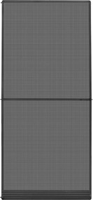 vidaXL Ανοιγόμενη Οθόνη Εντόμων Ανθρακί και Μαύρο 100 x 215 cm