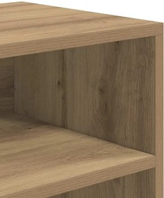 vidaXL Βιβλιοθήκη Artisan Δρυς 60x30x71,5 εκ. Επεξεργασμένο Ξύλο
