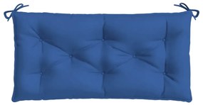 vidaXL Μαξιλάρι Πάγκου Κήπου Μπλε 100x50x7 εκ. Ύφασμα Oxford