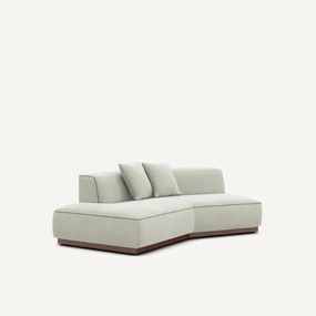 Γωνία καναπέ αριστερή από βελούδο stonewashed, JACOPO