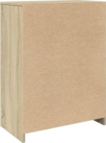 vidaXL Ντουλάπι Μπάνιου Sonoma Δρυς 60 x 33 x 80 εκ. από Επεξ. Ξύλο
