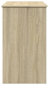 vidaXL Μπουντουάρ με Καθρέφτη Sonoma Δρυς 100x45x76 εκ.