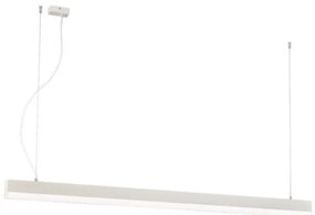 Γραμμικό Κρεμαστό Φωτιστικό Οροφής LED 3000Κ Aria H120 Φ150 Viokef 3911-0018-3-W-N Λευκό