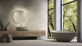 Keros London Beige 25x50 - Πλακάκι μπάνιου