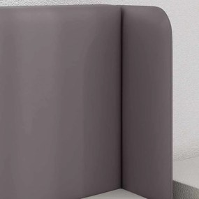 vidaXL Αυτιά Κεφαλής 2 pcs Γκρι 40 x 16 x 5 εκ. Τεχνητό δέρμα