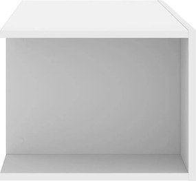 vidaXL Έπιπλο Τηλεόρασης με LED Λευκό 90x39x30 εκ.
