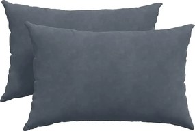 vidaXL Μαξιλάρι Καναπέ 2 pcs Σκούρο γκρι 60 x 40 cm