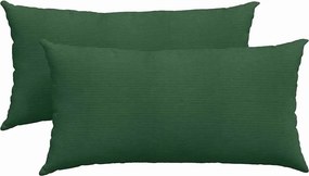 vidaXL Μαξιλάρι Καναπέ 2 pcs Σκούρο Πράσινο 80 x 40 cm
