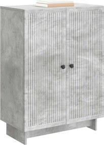 vidaXL Πλαϊνό γραφείο Γκρι Σκυροδέματος 66 x 34,5 x 90 εκ