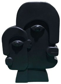Βάζο 963DNL1175 13x10x26cm Black Aberto Design Ceramic