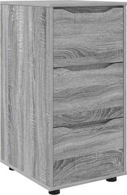 vidaXL Ντουλάπι αποθήκευσης Γκρίζο Σονομα 40 x 48 x 81 εκ