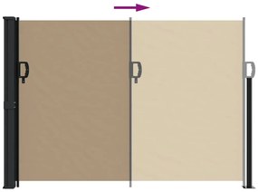 Σκίαστρο Πλαϊνό Συρόμενο Taupe 140 x 500 εκ. - Μπεζ-Γκρι