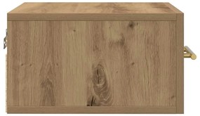 vidaXL Κομοδίνο 2 pcs artisan δρυς 35 x 35 x 20 εκ Επεξεργασμένο ξύλο