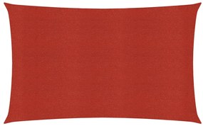 Πανί Σκίασης Κόκκινο 3 x 4 μ. από HDPE 160 γρ./μ²