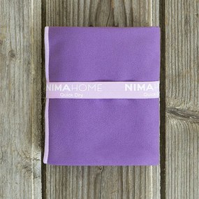 Πετσέτα Γυμναστηρίου Riva Purple Nima Γυμναστηρίου 50x90cm Microfiber