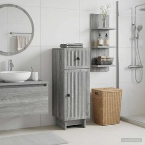 vidaXL Ντουλάπι Αποθήκευσης Μπάνιου EDE Γκρι Sonoma 30 x 31 x 80 εκ.