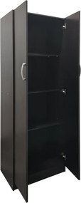 Ντουλάπα δίφυλλη Athos pakoworld σε wenge απόχρωση 60x42x180εκ