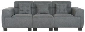 Καναπές Home ESPRIT Σκούρο γκρίζο Σύγχρονη 231 x 170 x 82 cm