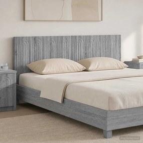 vidaXL Κεφαλάρι Τοίχου ALKMAAR Γκρι Sonoma Επεξεργασμένο Ξύλο