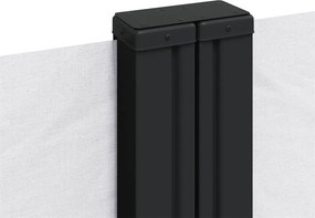 vidaXL Σκίαστρο Πλαϊνό Συρόμενο Λευκό 120 x 600 εκ.