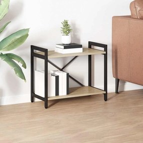 vidaXL Ράφι Βιβλίων Δρύς Sonoma 60 x 30 x 50 εκ. Επεξεργασμένο ξύλο