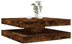 Τραπεζάκι σαλονιού περιστρεφόμενο κατά 360 μοίρες 90x90x34,5εκ.