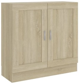 vidaXL Βιβλιοθήκη Χρώμα Sonoma Δρυς 82,5 x 30,5 x 80 εκ. Επεξ. Ξύλο