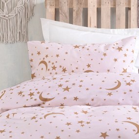Παπλωματοθήκη Κούνιας (Σετ 110x160) Rythmos Moonlight Pink