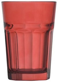 Ποτήρι Νερού Marocco-Water Κόκκινο 350ml 84x121mm