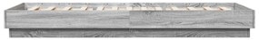 vidaXL Πλαίσιο Κρεβατιού Γκρι Sonoma 90x200 εκ. Επεξεργασμένο Ξύλο