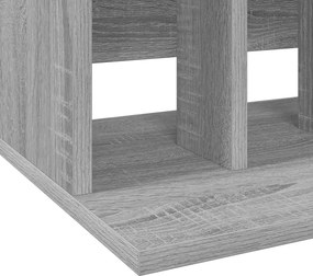 vidaXL Αποθήκευση Βινυλίου Γκρι Sonoma 42 x 33 x 36 εκ.