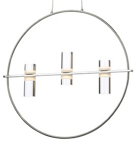 Φωτιστικό Οροφής LED Aca Ionian JNEP12LED53CH Chrome