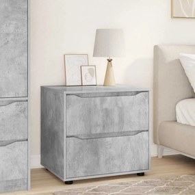 vidaXL Ντουλάπι αποθήκευσης Σκυρόδεμα Γκρι 60 x 48 x 57 εκ