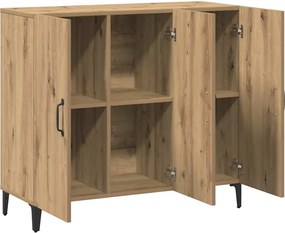 vidaXL Ντουλάπι Αρτισιανή Δρυς 90 x 34 x 80 εκ. από Επεξεργασμένο Ξύλο