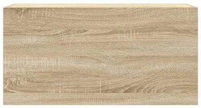 vidaXL Ντουλάπι τοίχου μπάνιου Sonoma Oak 80x25x40 cm