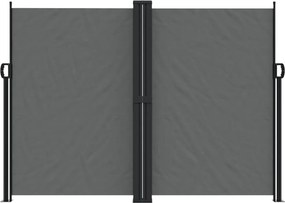 vidaXL Σκίαστρο Πλαϊνό Συρόμενο Ανθρακί 180 x 1000 εκ.