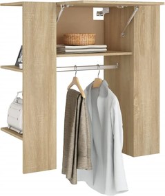 vidaXL Ντουλάπι Διαδρόμου Sonoma Δρυς 97,5 x 37 x 99 εκ. Επεξεργ. Ξύλο