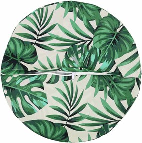 vidaXL Κάλυμμα Μαξιλαριού 2 pcs HEERLEN Σχέδιο Φύλλων Ø 30 cm