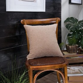 Μαξιλαροθήκη Διακοσμητική Δαπέδου Melrose 14 Beige Teoran 65Χ65 Acrylic,Cotton,Polyester
