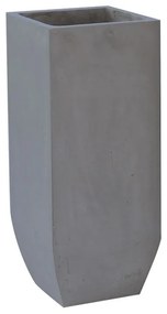 FLOWER POT-1  Cement Grey 25x25x60cm  25x25x60cm [-Γκρι-] [-Artificial Cement (Recyclable)-] Ε6300,A