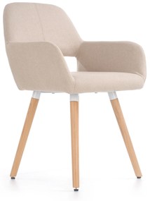 K283 chair, color: beige DIOMMI V-CH-K/283-KR-BEŻOWY