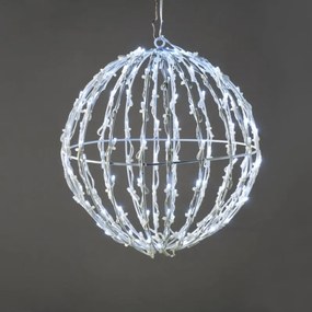 Διακοσμητικό LED 3D Cage Ball-Cool White-Διάμετρος: 20 εκ.