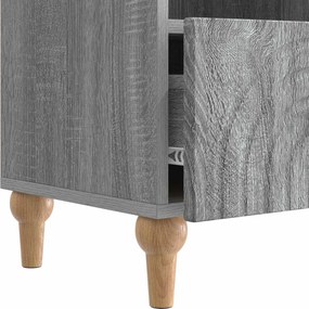 vidaXL Ντουλάπι TV 102 x 34,5 x 50 εκ. Γκρι Σονομά