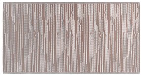 vidaXL Χαλί εξωτερικού χώρου ARAKIL καφέ 80x150 cm PP