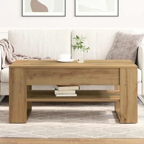 vidaXL Τραπεζάκι σαλονιού Artisan Oak 102 x 55 x 45 εκ.