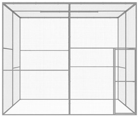 ΚΛΟΥΒΙ ΓΑΤΑΣ 3 X 3 X 2,5 Μ. ΑΠΟ ΓΑΛΒΑΝΙΣΜΕΝΟ ΧΑΛΥΒΑ 146361