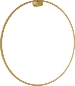 LED Απλίκα Τοίχου Saturno IP44 46W 80cm Χρυσό